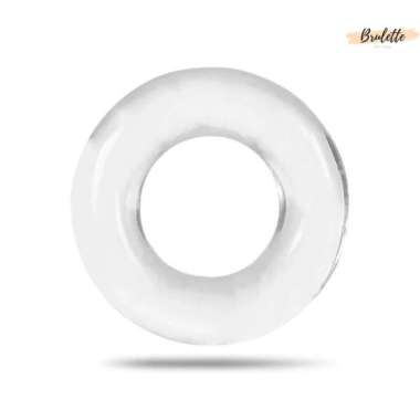 Cock Ring Silicone/Ring Silikon Delay/Silicone Ring Pria - Bening