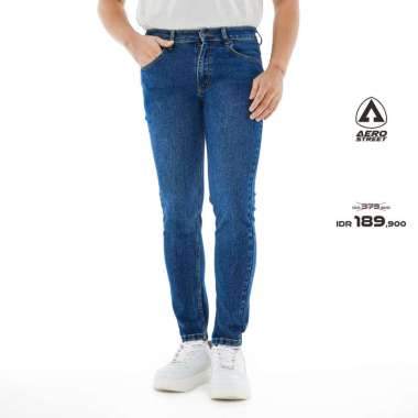Aerostreet Slim Fit Jeans Oswald Dark Blue Man 1F100 28