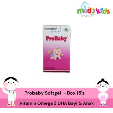 PROBABY SOFTGEL - Box 15's - Vitamin DHA & Omega 3 Bayi & Anak