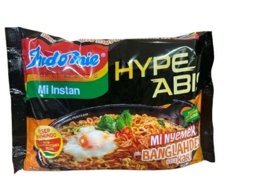 INDOMIE MI INSTAN HYPE ABIS MI NYEMEK ALA BANGLAHDES'E RASA KARI 80GR