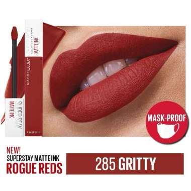 Maybelline Superstay Matte Ink Liquid Matte Lipstick Waterproof Make Up Transferproof 16jam 285 Grit