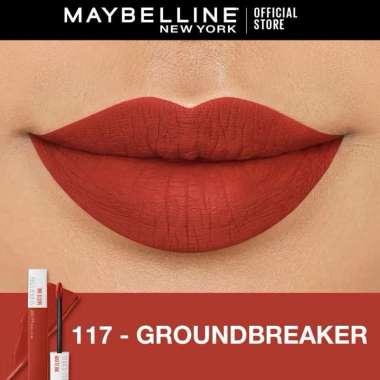 Maybelline Superstay Matte Ink Liquid Matte Lipstick Waterproof Make Up Transferproof 16jam 117 grou