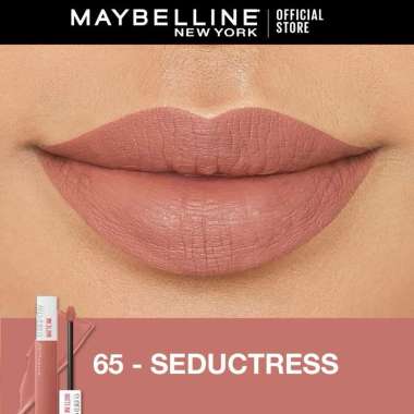 Maybelline Superstay Matte Ink Liquid Matte Lipstick Waterproof Make Up Transferproof 16jam 65 seduc