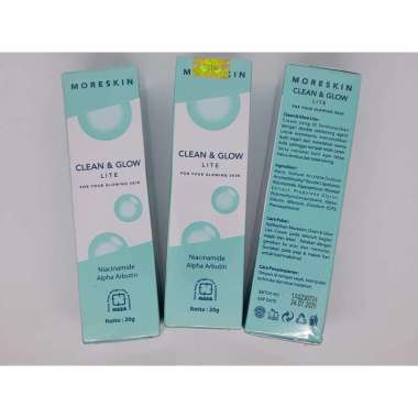 Cream Glowing Moreskin Clean And Glow 20gr Krim Wajah Glowing Terlaris Penghilang Flek Hitam Cream M