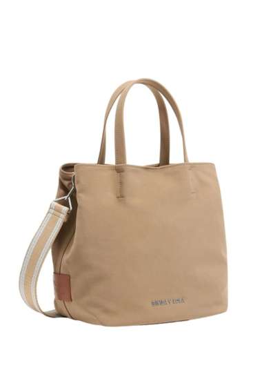 Large Camel Gabardine Chihuahua Bag