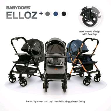 Stroller Babydoes Elloz + Hitam
