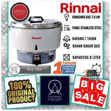 RICE COOKER RINNAI RR50A RR-50A RR 50A PENANAK NASI JUMBO 9L MAGIC COM RINNAI RR50