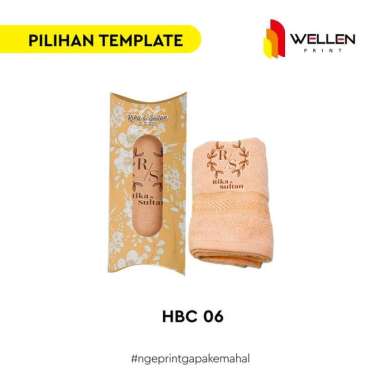 WELLEN PRINT – Cetak Souvenir Handuk Bordir Custom / Paket Hampers Handuk + Box HBC 06