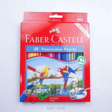 Faber Castell Faber-Castell Pensil Warna WaterColour 48 Warna Aquarelle Color Pencil WaterColor 48 P