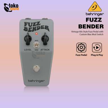Behringer Fuzz Bender Fuzz Guitar Pedal with Analog Circuitry