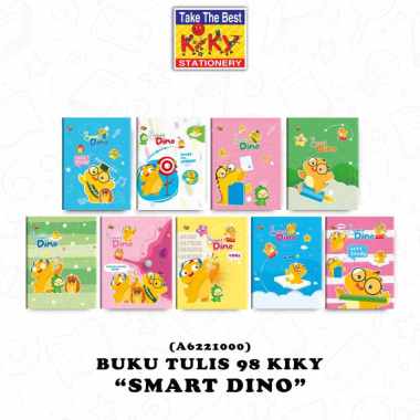 KIKY Buku Tulis 98 Lembar - 5 Buku / Motif Random