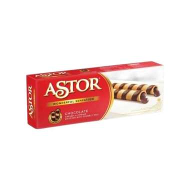 Promo Harga Astor Wafer Roll Double Chocolate 150 gr - Blibli
