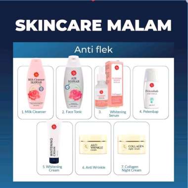 Paket Viva Kosmetik Skincare Krim Malam Perawatan Wajah