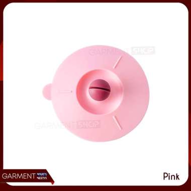 Tutup Gelas Cangkir Silicon Penutup Minuman Kedap Udara Tutup Mug Silikon Karet Anti Debu PINK