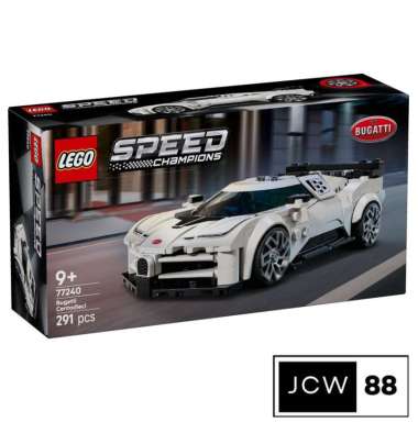 Lego 77240 Speed Champions Bugatti Centodieci koleksi mainan anak mobil balap Multi