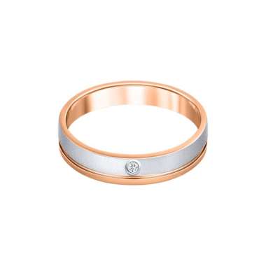 Passion Jewelry Cincin Kawin Berlian - CKS0551