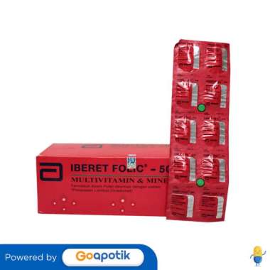 IBERET FOLIC BOX 100 TABLET