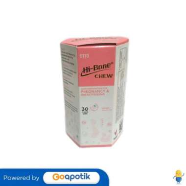 HI-BONE ACTIVE RASA STRAWBERRY BOTOL 30 TABLET