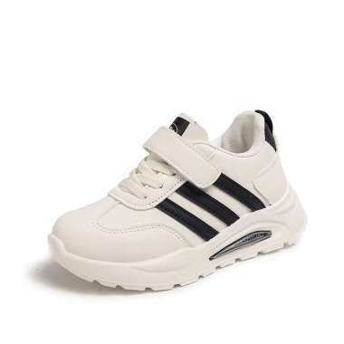 Sepatu Sneakers Anak Casual LV0114 β Free Box Size 24-37 30 HITAM LV0588