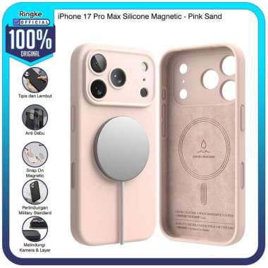 Casing Ringke iPhone 17 Pro Max Case Magsafe Slot Kartu Folio Standing Softcase Tipis Hardcase Full 
