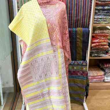 Songket tumtuman tanpa sambung kain tenun asli cantik mewah lembut ls7