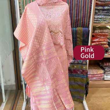 Songket tumtuman tanpa sambung kain tenun asli cantik mewah lembut ls8
