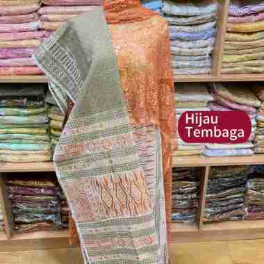 Songket tumtuman tanpa sambung kain tenun asli cantik mewah lembut ls13