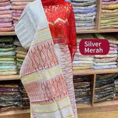 Songket tumtuman tanpa sambung kain tenun asli cantik mewah lembut ls14