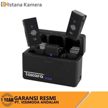 Takara INTRO X3 Digital Wireless Mic Microphone with Charging Case