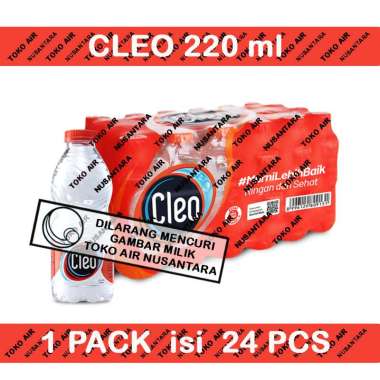 Cleo 220 ml Botol Mini - Air Murni Pure Water
