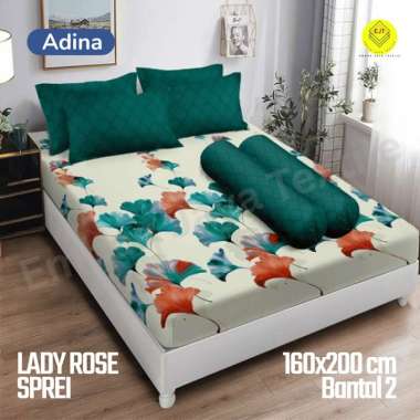 Sprei Lady Rose 160x200 cm + 2 Sarung Bantal | Motif Elegan & Karakter Sailor