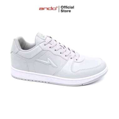 Ando Sepatu Sneakers Tricks Alpha Pria Dewasa - Snekers Casual FOG GREY 41