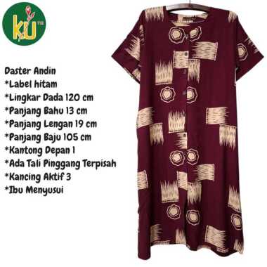 Kencana Ungu Daster Andin Daster Label Hitam Daster Menyusui Daster Kekinian Daster Andin Rayon Prem