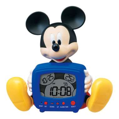 Seiko Alarm Clock FD485A Mickey Mouse Talking Alarm Digital Dial