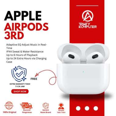 AIRPODS 3RD GEN WITH LIGHTNING CHARGING CASE RESMI IBOX/DIGIMAP Magsafe Apple