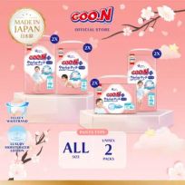 [Twin Pack] GOON Plus Popok Bayi Pants / Celana Baby Premium Diapers M52 / L44 / XL38 / XXL28