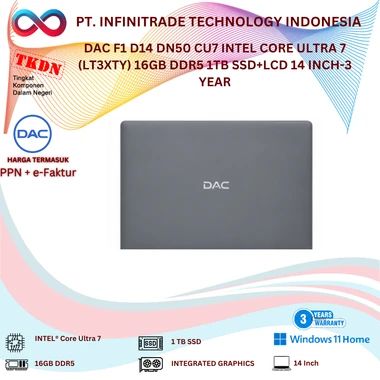 Laptop Dac 🔥 - Garansi Resmi Juli 2026