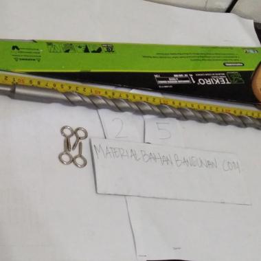 PAKET HEMAT MATA BOR BETON SDS PLUS 19X450 LANGSOL GERGAJI GAGANG KAYU