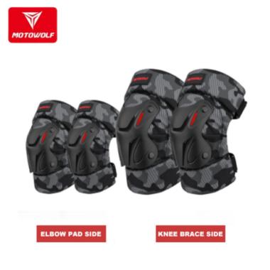 Motowolf Knee Pad Elbow Pad Motor Kneepad Futsal Deker Protector SIKU Camo