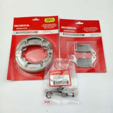 Kampas Rem Beat Sepaket, Motor Matic Honda ,Vario, Beat, Scupy, Vario