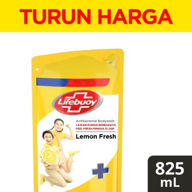 Lifebuoy Lemon Fresh Sabun Cair Refill [825 mL]