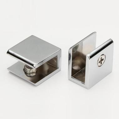 Bracket Ambalan Jepit Kaca Aquairum Aquascape Stainless 12mm