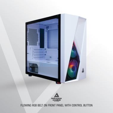 CASING PC PARADOX GAMING SPICA 2 FAN RGB + LED STRIP / CASING GAMING