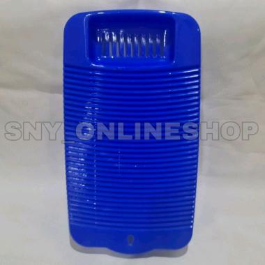 Papan Cuci Baju / Penggilasan / Papan Cuci Plastik Debora Biru