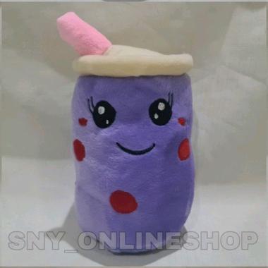 Boneka Boba / Minuman Boba / Bantal Boba 25cm S Ungu