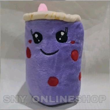 Boneka Boba / Minuman Boba / Bantal Boba 25cm S Ungu 2