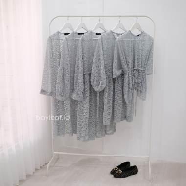 Bayleaf.id Shafira Rena Outer Brukat L SILVER