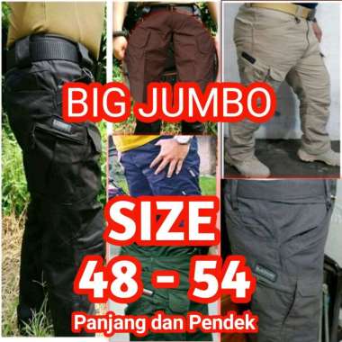 Celana Panjang Tactical BiG JUMBO SIZE 48 50 52 54 Blackhawk besar 50 Hitam