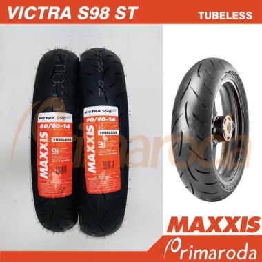 Sepasang Ban Honda BeAT Tubeless Maxxis Victra S98ST