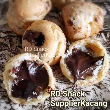 Soes Coklat Choco Melt Sensation Sus Coklat Kiloan RD Snack - Kemasan 250gram